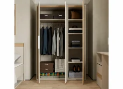 Kleerkast Wexlin 126x60x194cm - decor - sand & mauvella oak