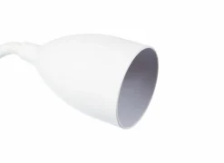 Klemlamp Sily H43cm - kunststof - wit