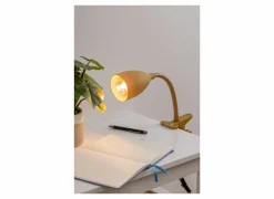 Klemlamp Sily 43x8cm - metaal/kunststof - oker