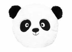 Knuffel Panda Ø27cm - stof - wit/zwart