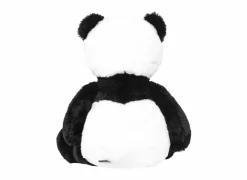 Knuffel Panda H35cm - stof - zwart/wit