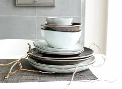 Salt & Pepper Kom Artisan Ø16,5cm - keramiek - groen