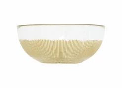 Kom Celeste Ø15cm - glas - goud