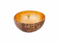 Kom Cocosbowl Ø14cm - kokos - goud