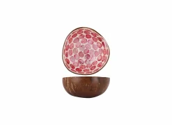 Kom Cocosbowl Ø14cm - kokos - pink pearl