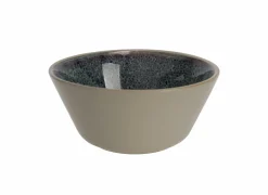 Cosy & Trendy Kom Oona Ø15cm - keramiek - zand & groen