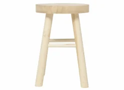 Kruk Nyar Ø28xH41cm - paulownia massief - naturel