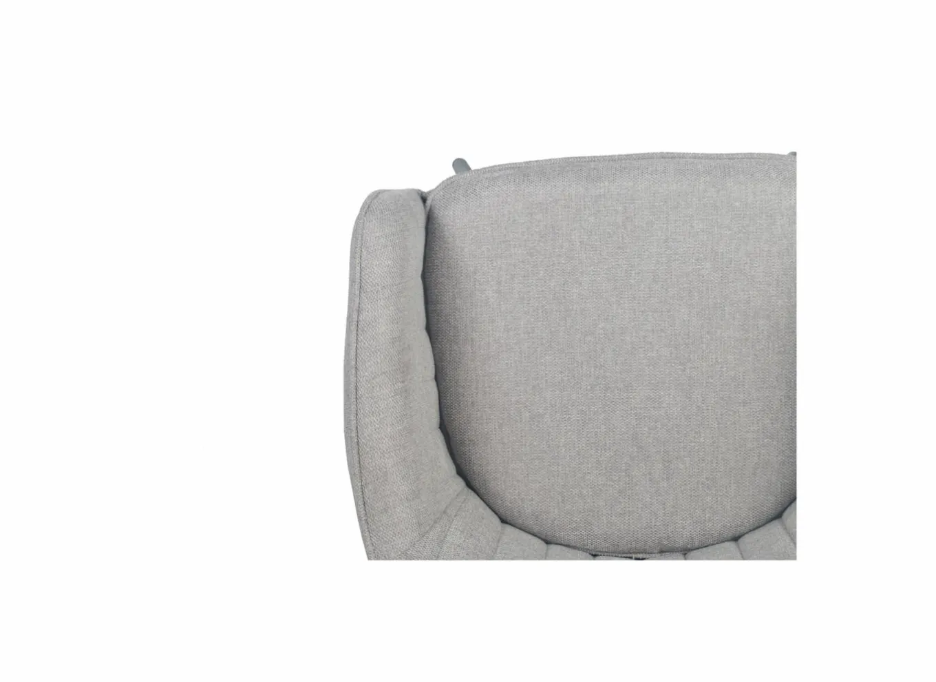 Kuipstoel Casimir polyestervezel - greige