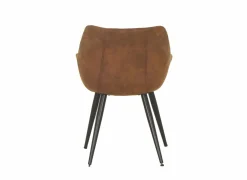 Kuipstoel Cosy 57x60x80cm - microvezel - cognac