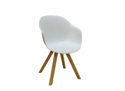 Kuipstoel Kabbala kunststof wit