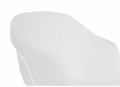 Kuipstoel Kabbala kunststof wit