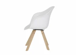 Kuipstoel Kabbala kunststof wit