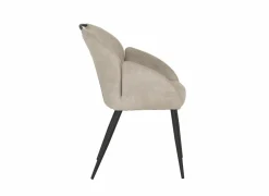 Kuipstoel ST2005 55x60x87,5cm - stof - zand