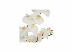 Kunstplant Orchidee H60cm - kunststof/keramiek - wit