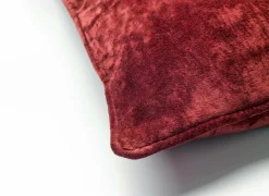 Kussen Chloe 50x50cm - stof - merlot