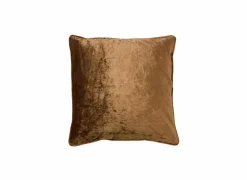 Kussen Chloe 50x50cm - viscose & polyester - tobacco brown
