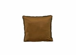 Kussen Duffie 60x60cm - imitatie konijnenvacht - bruin