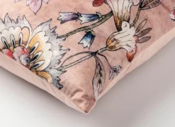 Kussen Flore 45x45cm - polyester - misty rose