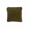 Kussen Fluffy 60x60cm - stof - military olive