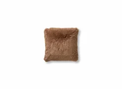 Kussen Fluffy 60x60cm - stof - tobacco brown