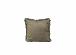 Kussen Hare 45x45cm - nepbont - grijs