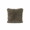 Kussen Hare 60x60cm - nepbont - grijs