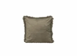 Kussen Hare 60x60cm - nepbont - grijs