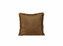 Kussen Hare 60x60cm - nepbont - oranje