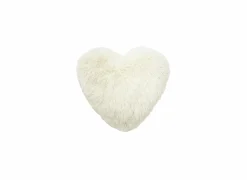 Kussen Hart 40x45cm - stof - snow white