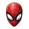 Kussen in de vorm van Spiderman 35cm - polyester - rood