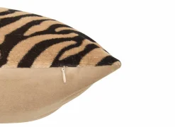 Kussen Lynra 40x40cm - polyester - bruin & zwart