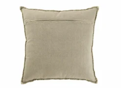 J line Kussen Motief 50x50cm - polyester - muntgroen