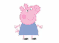 Kussen Peppa Pig Shaped 23x34cm - polyester/velboa - multicolor