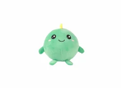 Kussen Squishy Hello Dino Ø13cm - stof - groen