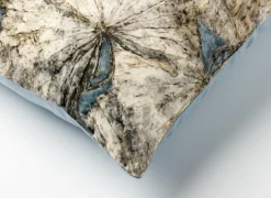 Kussen Tobias 45x45cm - polyester - sterling blue