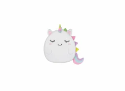 Kussen Unicorn 33x30cm - stof - wit