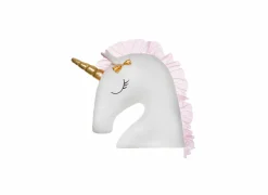 Kussen Unicorn XXL 60x14cm - stof - wit