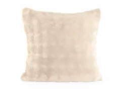 Tiseco Kussen Wave 45x45cm - polyester - ivoor