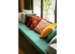 Kussen Zaya 45x45cm - stof - charcoal grey