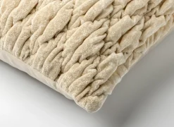 Kussen Zion 45x45cm - polyester - tofu