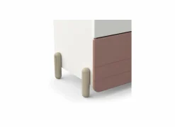 Demeyere Ladekast Jade 73x41x82cm - decor - mat roze & mat wit