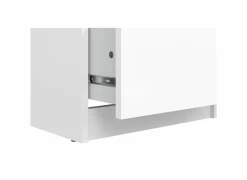 Ladekast Naia 41x50x111cm - melamine - wit hoogglans