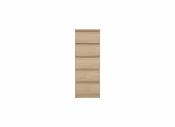 Ladekast Naia 41x50x111cm - melamine - jackson hickory