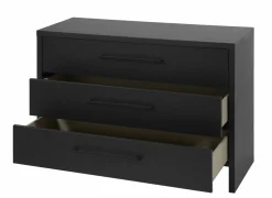 Ladekast Rosie 110x46x76cm - melamine - nox zwart