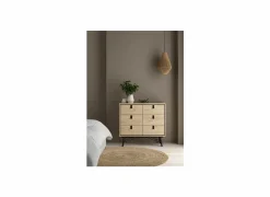 Ladekast Ry 102x41x95cm - decor - bruin/zwart