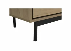 Ladekast Token 73x39,6x118,6cm - melamine - eik