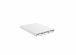 Laken 180x290cm - percale katoen - wit