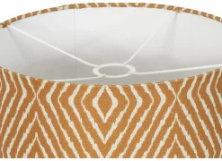 Lampenkap Ø35x30cm - stof - oranje