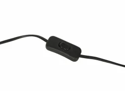 Lampenvoet E27 H30cm - hout - metaal