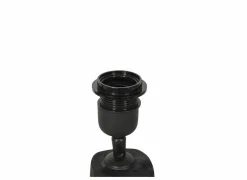 Lampenvoet E27 H30cm - hout - metaal